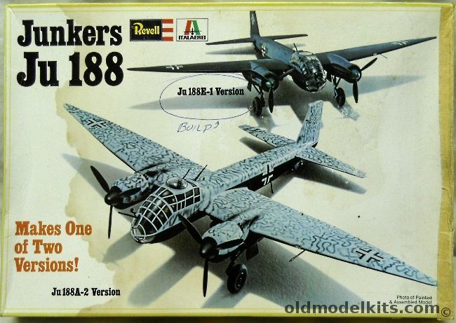 Revell 1/72 Junkers Ju-188E-1 or Ju-188A-2, H2010 plastic model kit